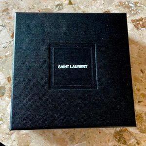 Saint Laurent black square box only